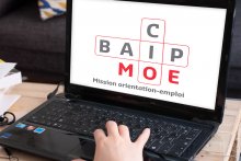 Visuel avec ordinateur et logo du CIO-BAIP